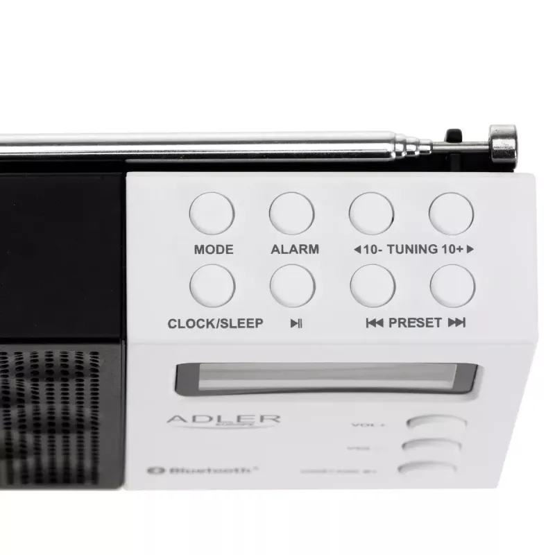 Digitālais radio Adler AD 1908 PLL AM/FM ar modinātāja funkciju