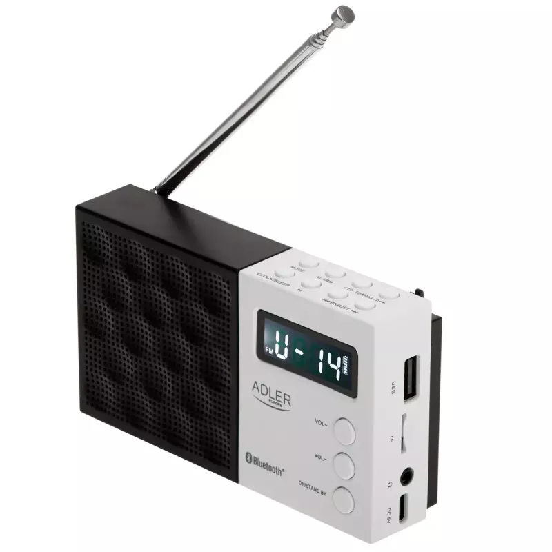 Digitālais radio Adler AD 1908 PLL AM/FM ar modinātāja funkciju