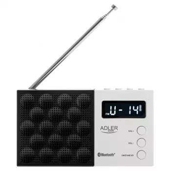 Digitālais radio Adler AD 1908 PLL AM/FM ar modinātāja funkciju