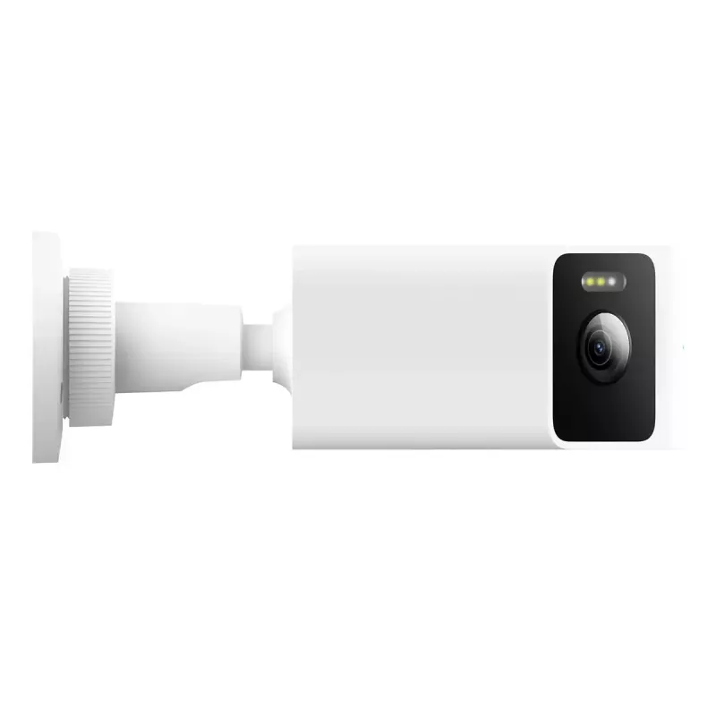 IP drošības kamera Xiaomi CW100 Dual — āra lodes tipa, 3 MP (2304×1296), Wi‑Fi, griestu/sienas stiprinājums, 0–360° pagriešana, IR/baltas gaismas diodes, 10 m nakts redzamība