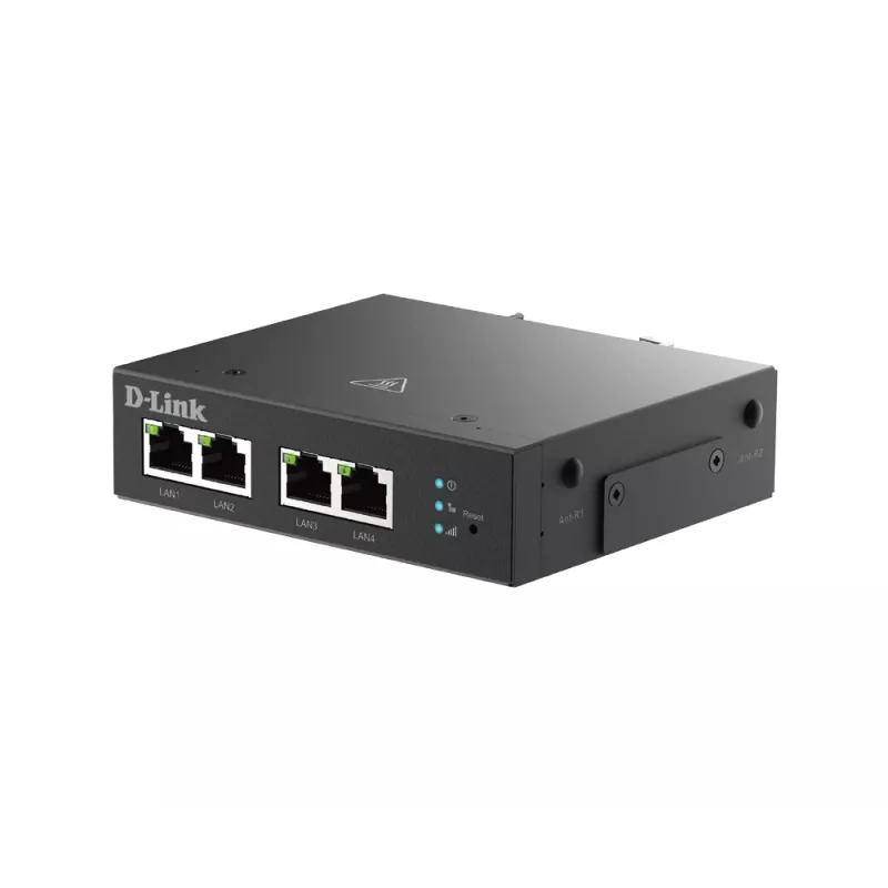 Mobilā tīkla maršrutētājs D-Link DWM-314-T 4G LTE VPN melns DIN-sliede