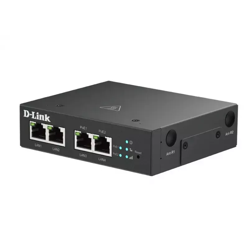 4G LTE PoE Modems D-Link DWM-314-TP ar Power over Ethernet un SIM slotu