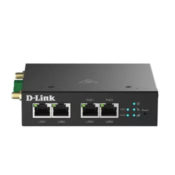 4G LTE PoE Modems D-Link DWM-314-TP ar Power over Ethernet un SIM slotu