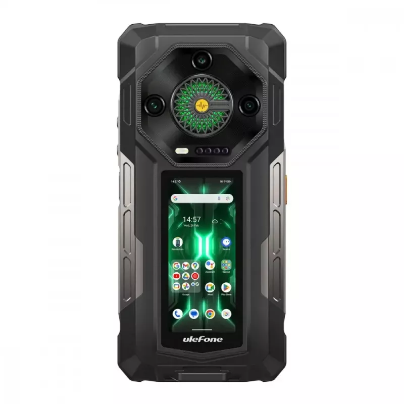 Viedtālrunis UleFone Armor 33 Pro 5G 6,3 collas 16GB/512GB Melns, energoefektivitātes klase A