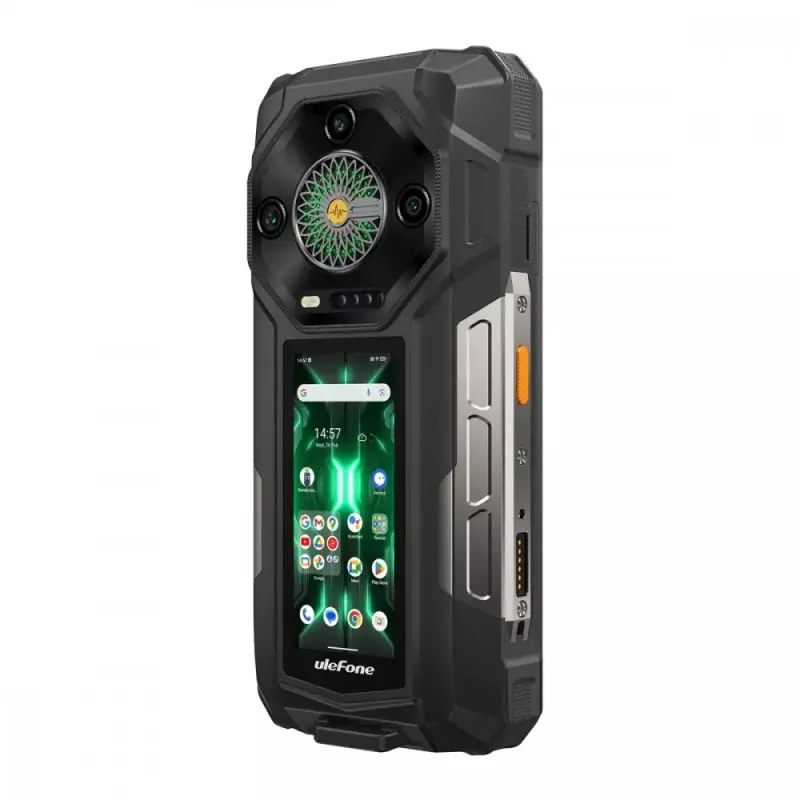 Viedtālrunis UleFone Armor 33 Pro 5G 6,3 collas 16GB/512GB Melns, energoefektivitātes klase A