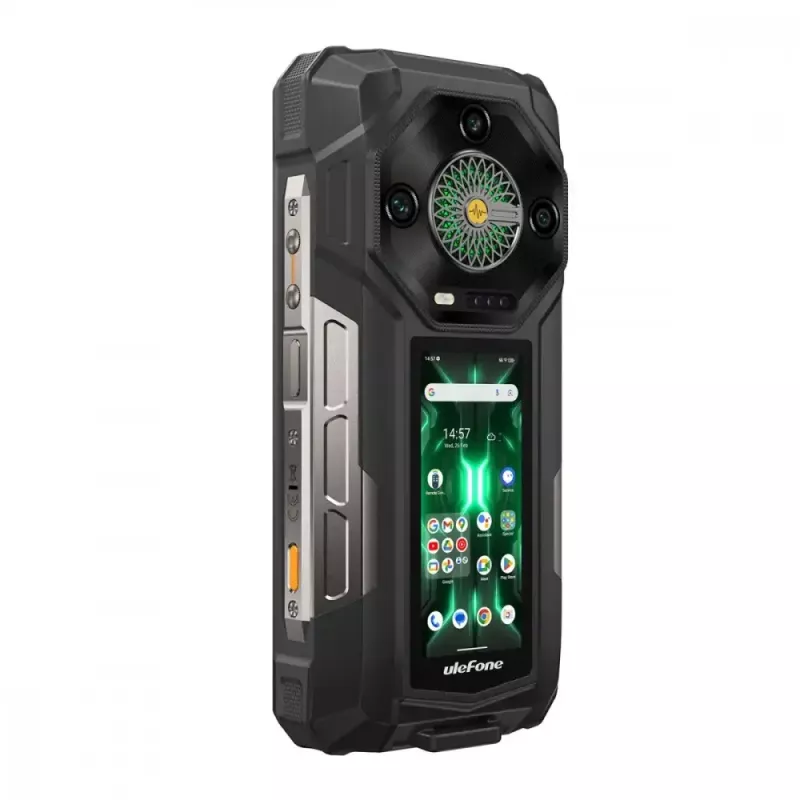 Viedtālrunis UleFone Armor 33 Pro 5G 6,3 collas 16GB/512GB Melns, energoefektivitātes klase A