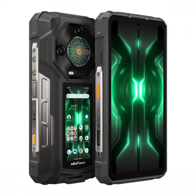 Viedtālrunis UleFone Armor 33 Pro 5G 6,3 collas 16GB/512GB Melns, energoefektivitātes klase A