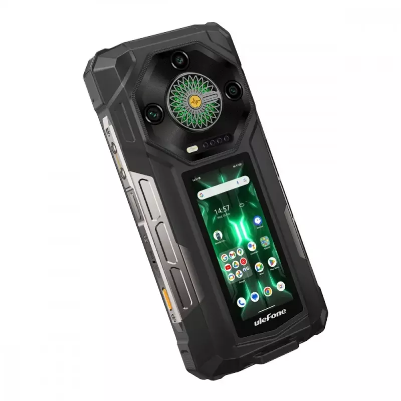 Viedtālrunis UleFone Armor 33 Pro 5G 6,3 collas 16GB/512GB Melns, energoefektivitātes klase A