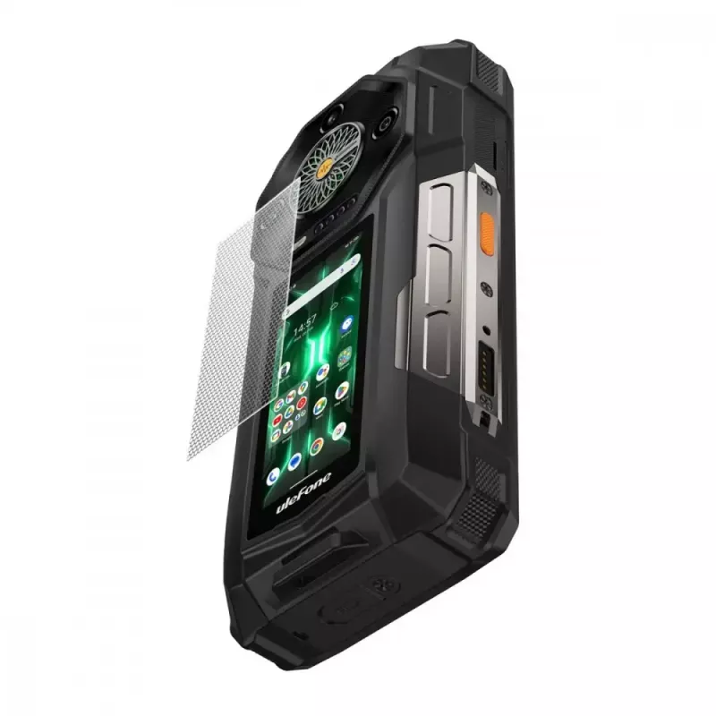 Viedtālrunis UleFone Armor 33 Pro 5G 6,3 collas 16GB/512GB Melns, energoefektivitātes klase A