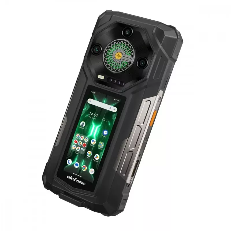 Viedtālrunis UleFone Armor 33 Pro 5G 6,3 collas 16GB/512GB Melns, energoefektivitātes klase A