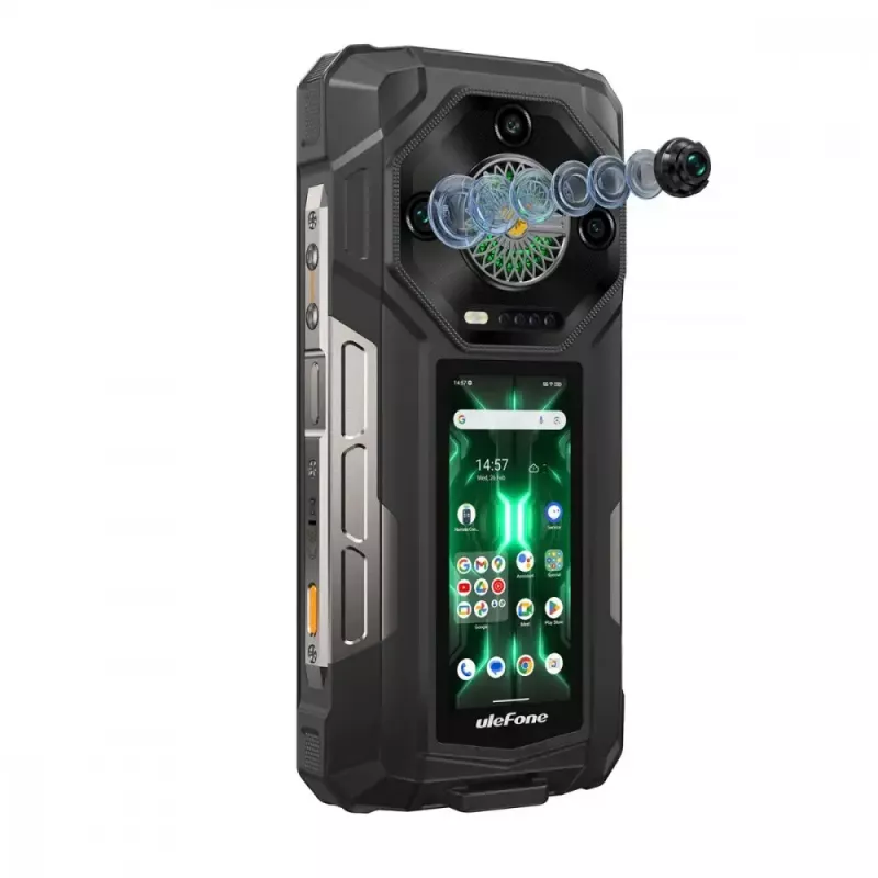 Viedtālrunis UleFone Armor 33 Pro 5G 6,3 collas 16GB/512GB Melns, energoefektivitātes klase A