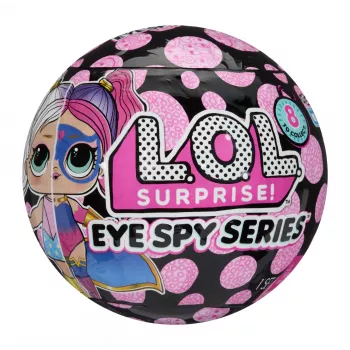 L.O.L. Surprise! L.O.L. Surprise Eye Spy Tots Asst in PDQ, Miniatūra lelle, Sieviete, 4 gadi, Zēns/Meitene, Jauktas krāsas