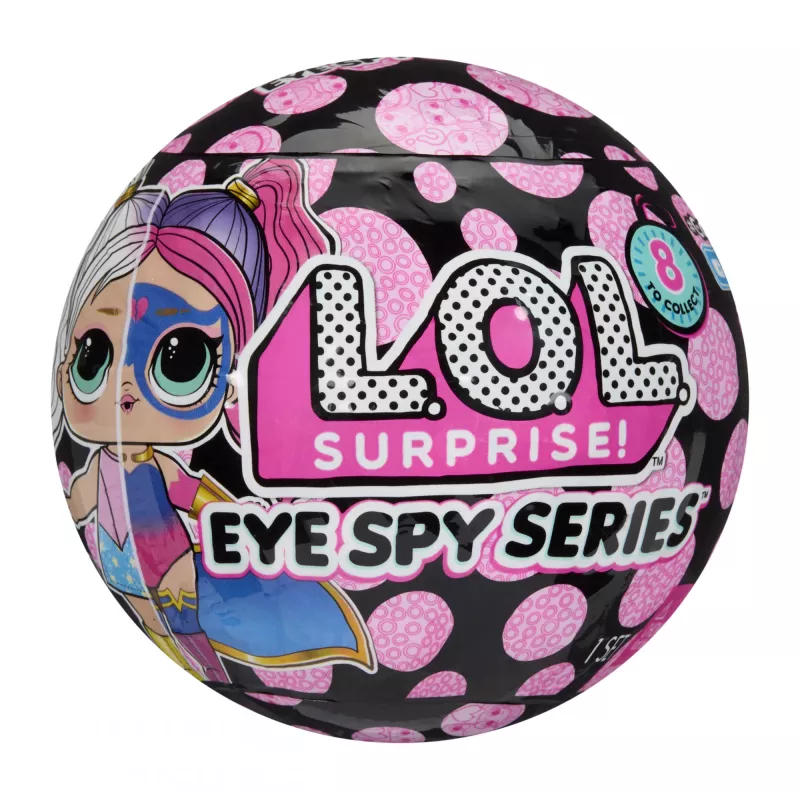 L.O.L. Surprise! L.O.L. Surprise Eye Spy Tots Asst in PDQ, Miniatūra lelle, Sieviete, 4 gadi, Zēns/Meitene, Jauktas krāsas