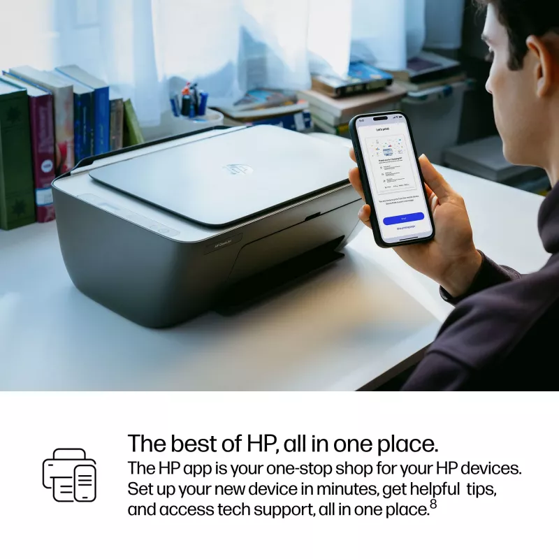 HP DeskJet 2910 bezvadu daudzfunkciju krāsu printeris, termālā tintes druka, 4800x1200 DPI