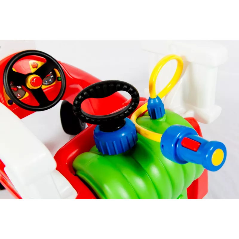 Little Tikes Spray & Rescue ugunsdzēsēju mašīna, 1,5 g., 4 riteņi, Plastmasa, Melna, Sarkana, Balta