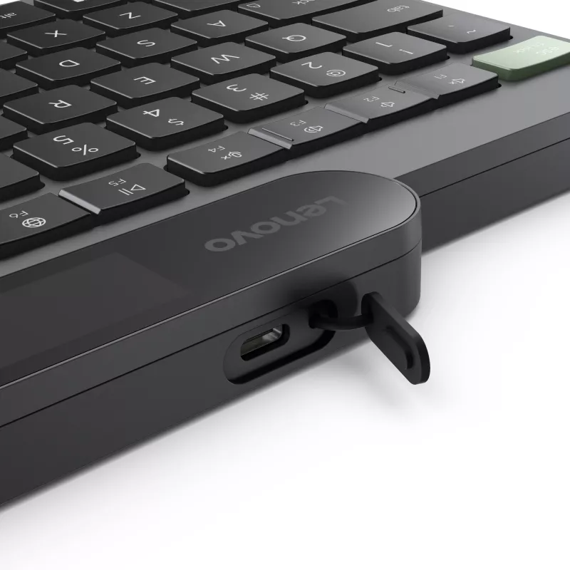 Lenovo 4Y41R69494 tastatūra Mājas/Biroja Bluetooth US English Melna, Zaļa