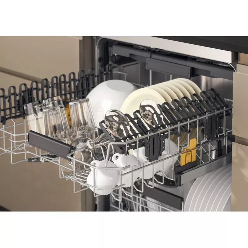 Whirlpool W7F HP33 X brīvi stāvoša trauku mazgājamā mašīna 15 galda piederumu komplektiem 43 dB