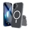 Vāciņš mobilajam tālrunim 3MK Armor MagCase iPhone 16, 6,1 collas (15,5 cm), caurspīdīgs, PC+TPU