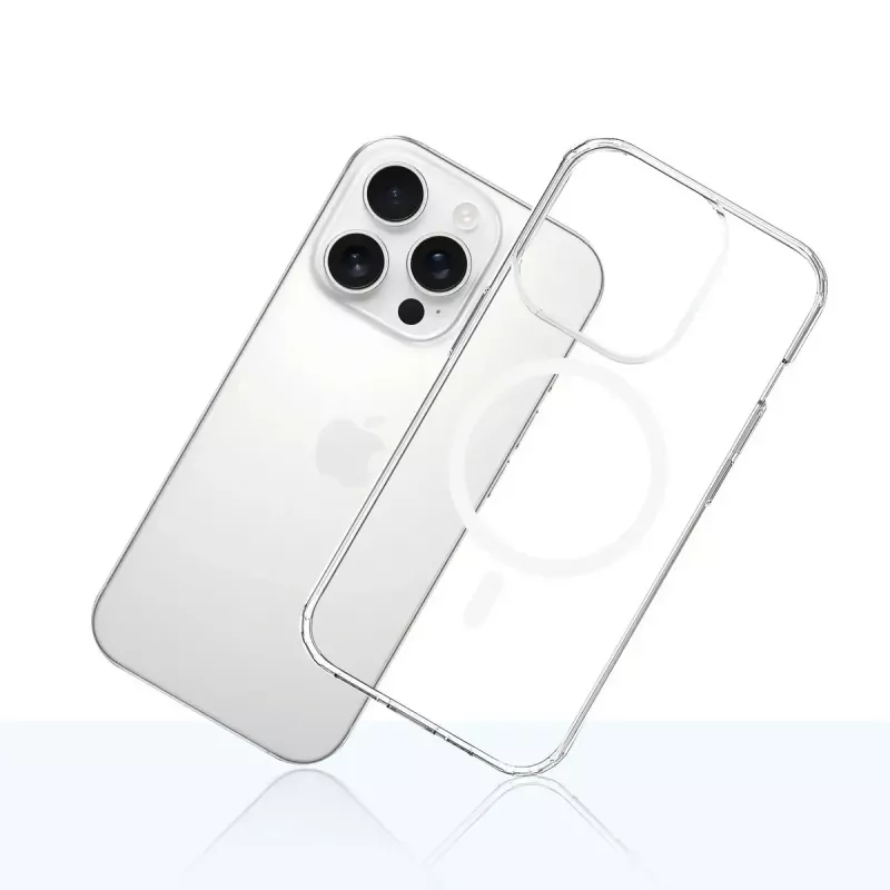 Phone case 3MK Armor MagCase Cover iPhone 16 Pro Max, fits 17.5 cm (6.9 inch), transparent, PC+TPU