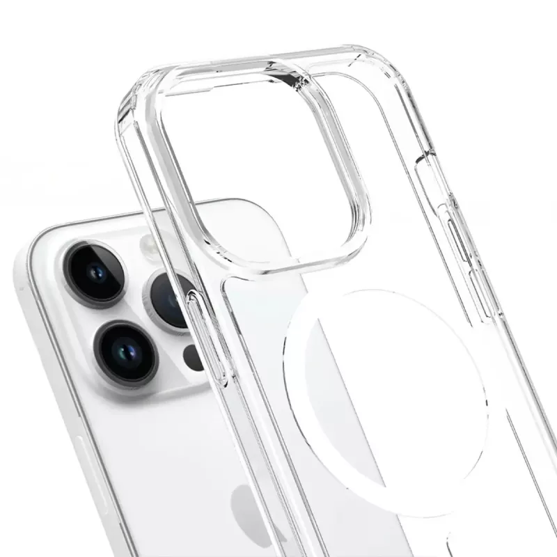 Phone case 3MK Armor MagCase Cover iPhone 16 Pro Max, fits 17.5 cm (6.9 inch), transparent, PC+TPU