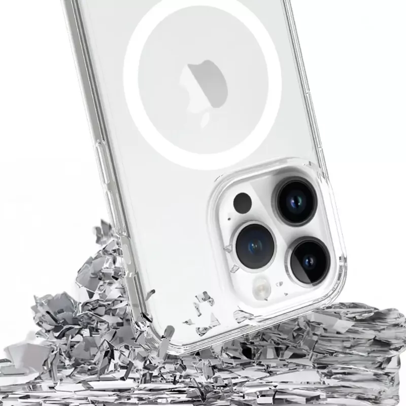 Phone case 3MK Armor MagCase Cover iPhone 16 Pro Max, fits 17.5 cm (6.9 inch), transparent, PC+TPU