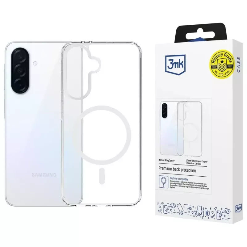 Aizsargmaciņš 3MK Armor MagCase Samsung Galaxy A36 — izturīgs, triecienizturīgs dizains