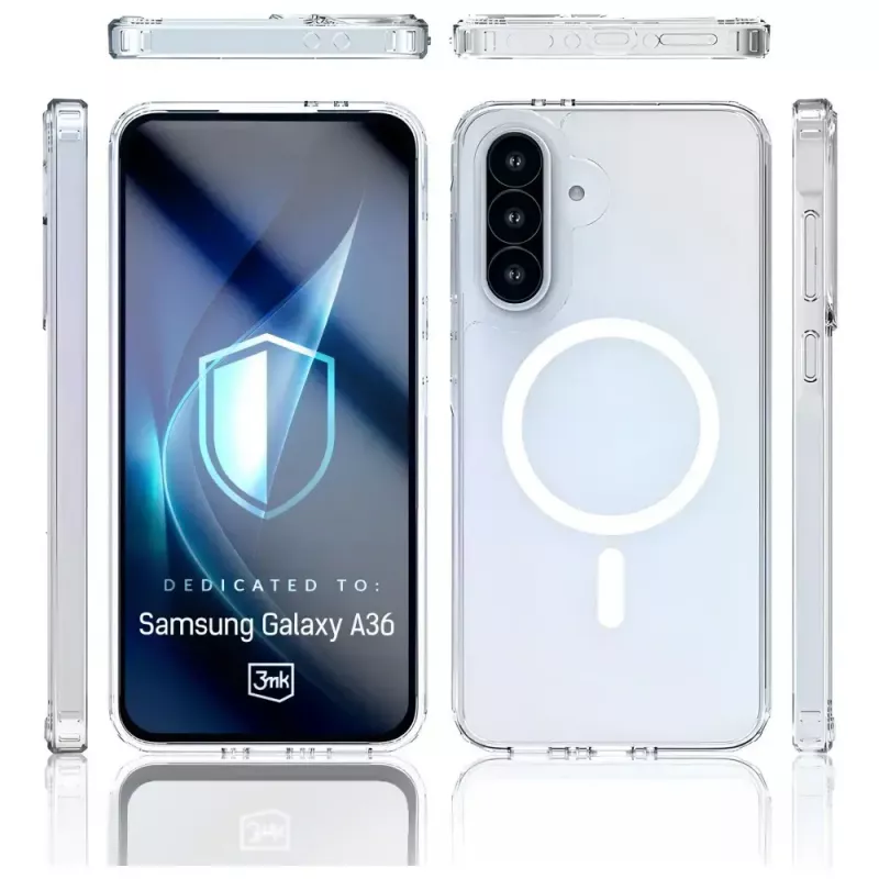 Aizsargmaciņš 3MK Armor MagCase Samsung Galaxy A36 — izturīgs, triecienizturīgs dizains