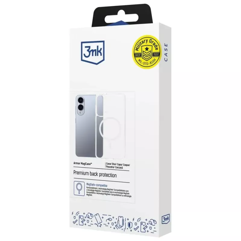 Aizsargmaciņa 3MK Armor MagCase Samsung Galaxy S25 Edge — plāns triecienizturīgs dizains