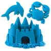 Kinetic Sand, 2 mārciņas zilu rotaļu smilšu, veidojamas sensorās rotaļlietas bērniem, atkārtoti noslēdzams maisiņš (iepakojums var atšķirties), no 3 gadu vecuma
