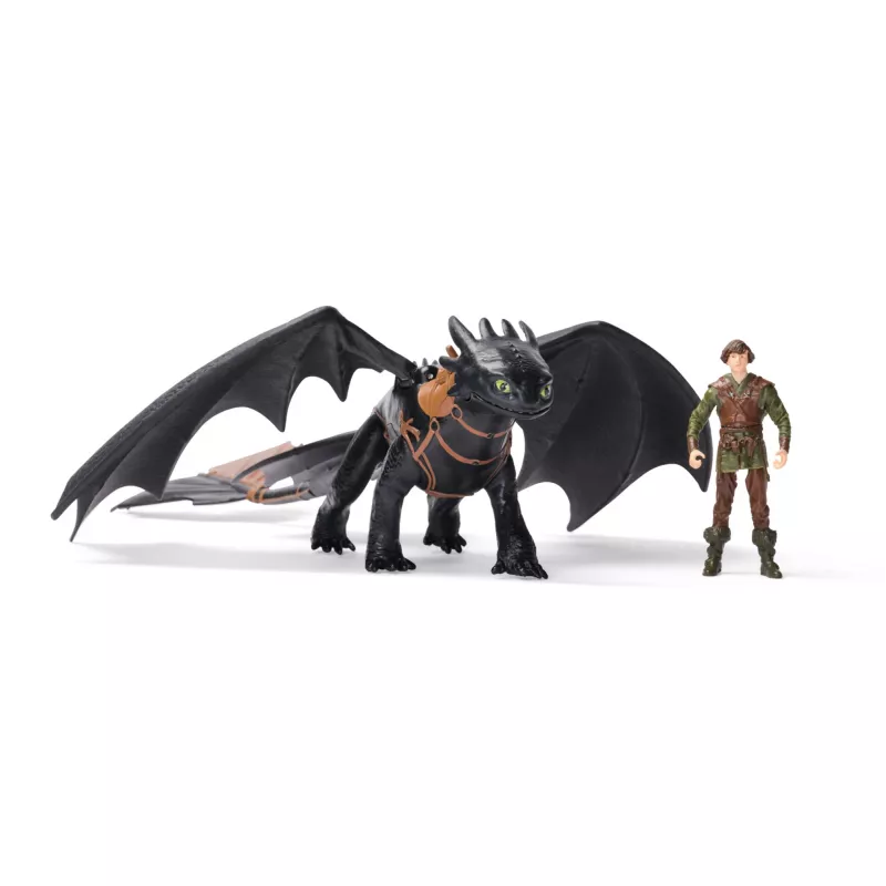DreamWorks Dragons , Kā pieradināt pūķi, Toothless & Hiccup, vikingu duets darbības figūras, bērnu rotaļlietas zēniem vecumā no 4 gadiem