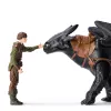DreamWorks Dragons , Kā pieradināt pūķi, Toothless & Hiccup, vikingu duets darbības figūras, bērnu rotaļlietas zēniem vecumā no 4 gadiem