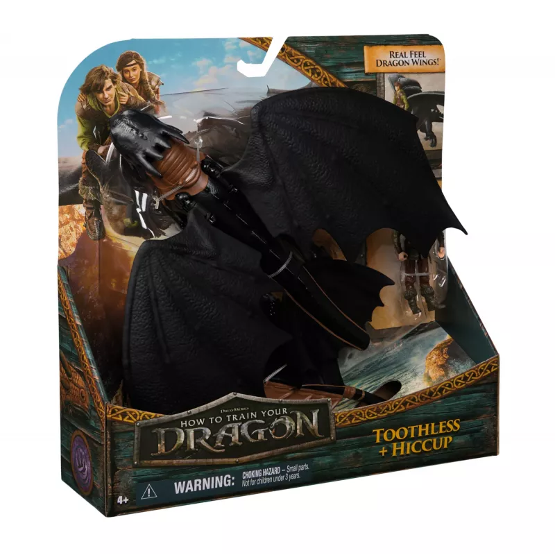 DreamWorks Dragons , Kā pieradināt pūķi, Toothless & Hiccup, vikingu duets darbības figūras, bērnu rotaļlietas zēniem vecumā no 4 gadiem