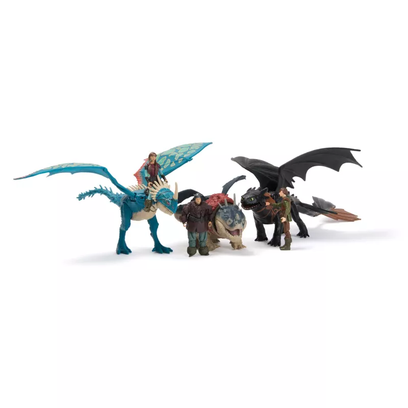 DreamWorks Dragons , Kā pieradināt pūķi, Toothless & Hiccup, vikingu duets darbības figūras, bērnu rotaļlietas zēniem vecumā no 4 gadiem