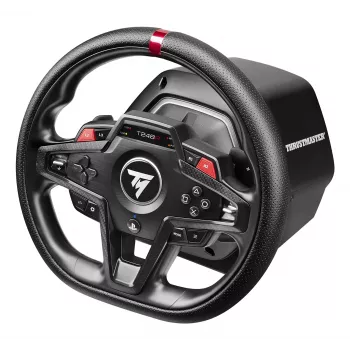 Stūres rats un pedāļi Thrustmaster T248R Melns — USB, hibrīda piedziņa, spēka atgriezeniskā saite, LCD displejs, ādas stūre