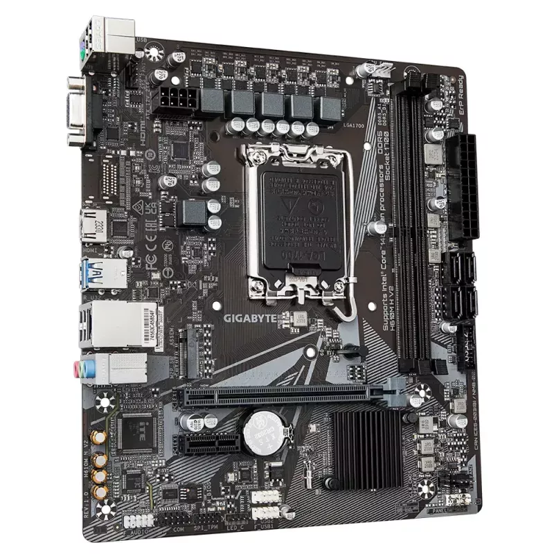 Mātesplate GIGABYTE H610M H V2, Intel H610, LGA 1700, Micro ATX