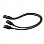 i-tec USB-C kabeļa sadalītājs audio/datiem + strāvas padeve 100 W