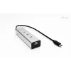 i-tec Metal USB-C uzlādes centrmezgls ar 5 pieslēgvietām, USB-C video 8K + jaudas piegāde 85 W