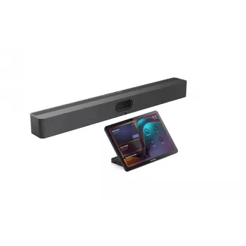 Grupu videokonferenču sistēma Yealink MeetingBar A50-031 — 4K Ultra HD, 2160p@60 kadri/s, 8x digitālā tālummaiņa, Wi‑Fi, Bluetooth, Android 13