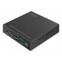 DIGITUS HDMI optiskās šķiedras uztvērējs - priekš DS-55348 4K/60Hz 40 km/300m IP 1G Melns