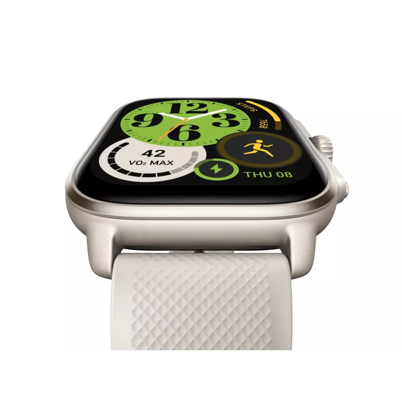 Amazfit Cheetah 4,45 cm (1,75 collu) AMOLED digitālais 390 x 450 pikseļu skārienekrāns Balts GPS (satelīts)