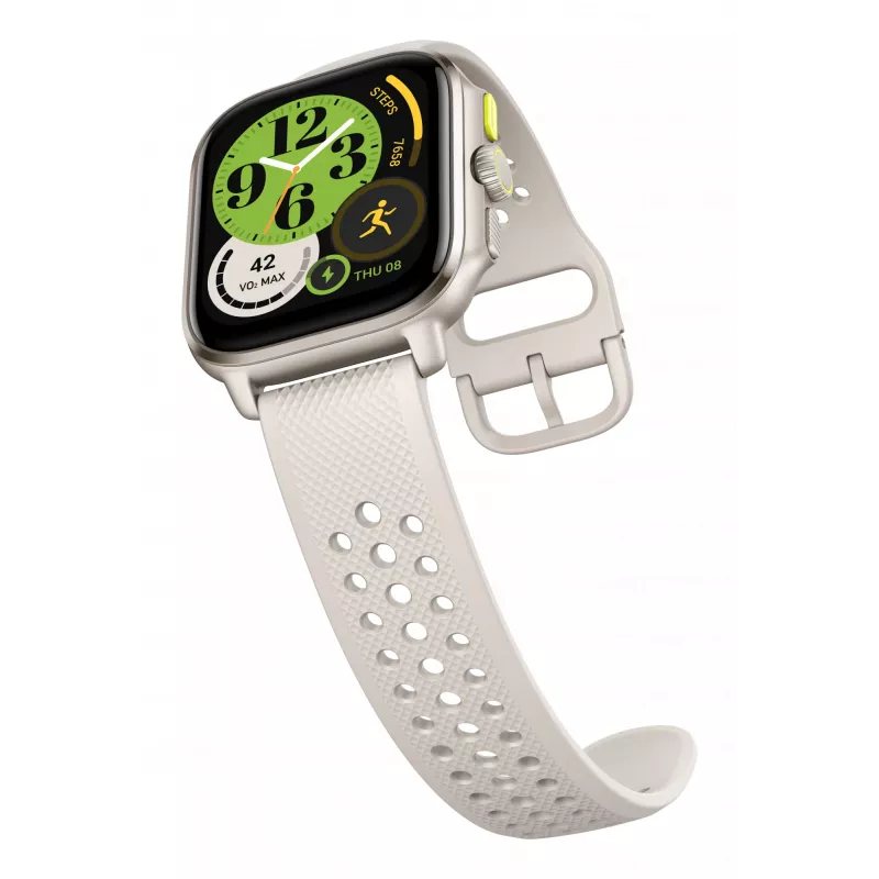 Amazfit Cheetah 4,45 cm (1,75 collu) AMOLED digitālais 390 x 450 pikseļu skārienekrāns Balts GPS (satelīts)
