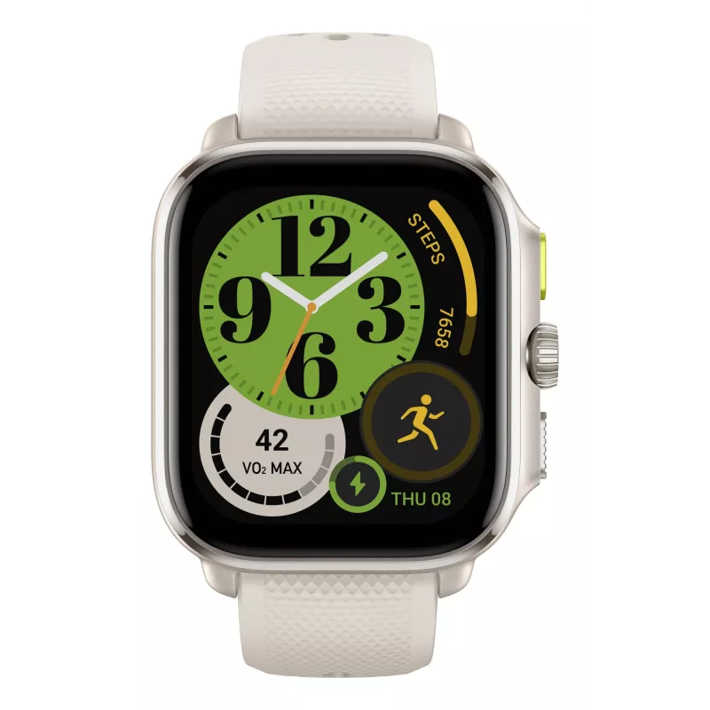 Amazfit Cheetah 4,45 cm (1,75 collu) AMOLED digitālais 390 x 450 pikseļu skārienekrāns Balts GPS (satelīts)