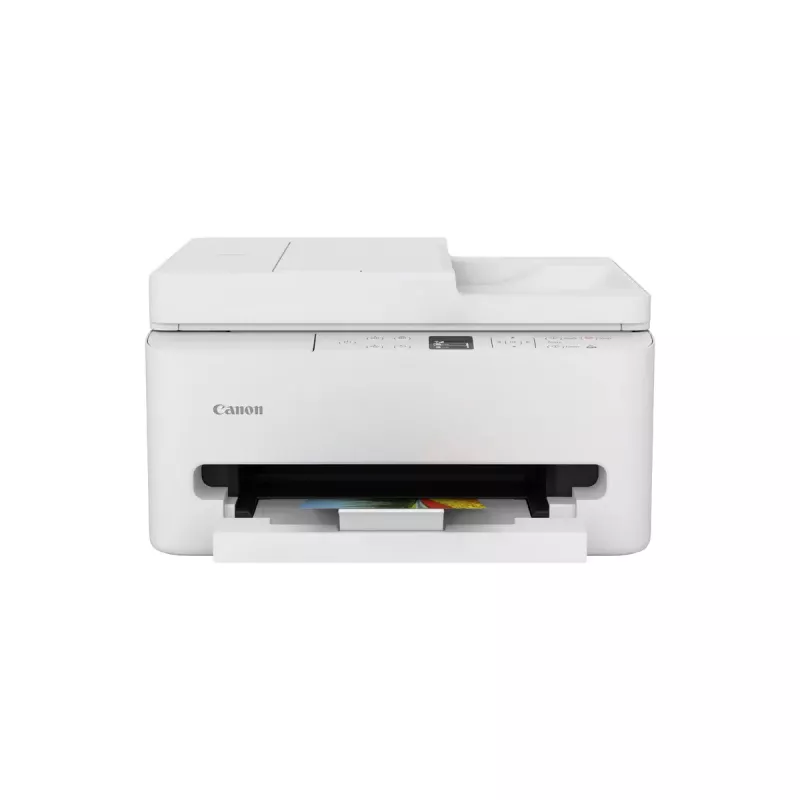 Daudzfunkciju tintes printeris Canon PIXMA TS7550i — A4, 1200×1200 DPI, Wi‑Fi, krāsu skenēšana/kopēšana, abpusējā drukāšana (balts)