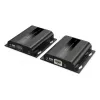 DIGITUS HDMI IP pagarinātāja komplekts - 4K/60Hz 120/200 m, PoE, viens pret daudziem, CAT, melns