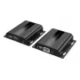 DIGITUS HDMI IP pagarinātāja komplekts - 4K/60Hz 120/200 m, PoE, viens pret daudziem, CAT, melns