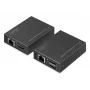 DIGITUS HDMI KVM paplašinātāja komplekts - 4K/30Hz 40/70m PoC CAT melns