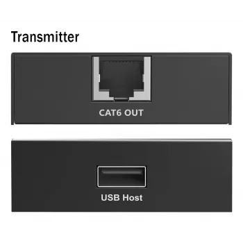 DIGITUS USB pagarinātājs - USB 2.0 4x USB-A pieslēgvietas 150 m Lietošanai ar CAT6 (vai augstākas kategorijas) kabeli