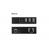 USB 3.2 Gen1 CAT paplašinātājs no DIGITUS DA-73121 — 5 Gbps, 4 pieslēgvietas (3× USB-A, 1× USB-C), 100 m, līdzstrāvas barošana