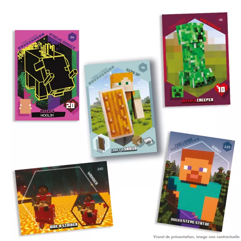 Panini Minecraft kolekcionējamo kartīšu paciņu displejs, 18 gab.