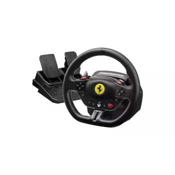 Thrustmaster T98 Ferrari 296 GTS melns USB stūre + pedāļi analogā / digitālā PC, Xbox One, Xbox Series S, Xbox Series X